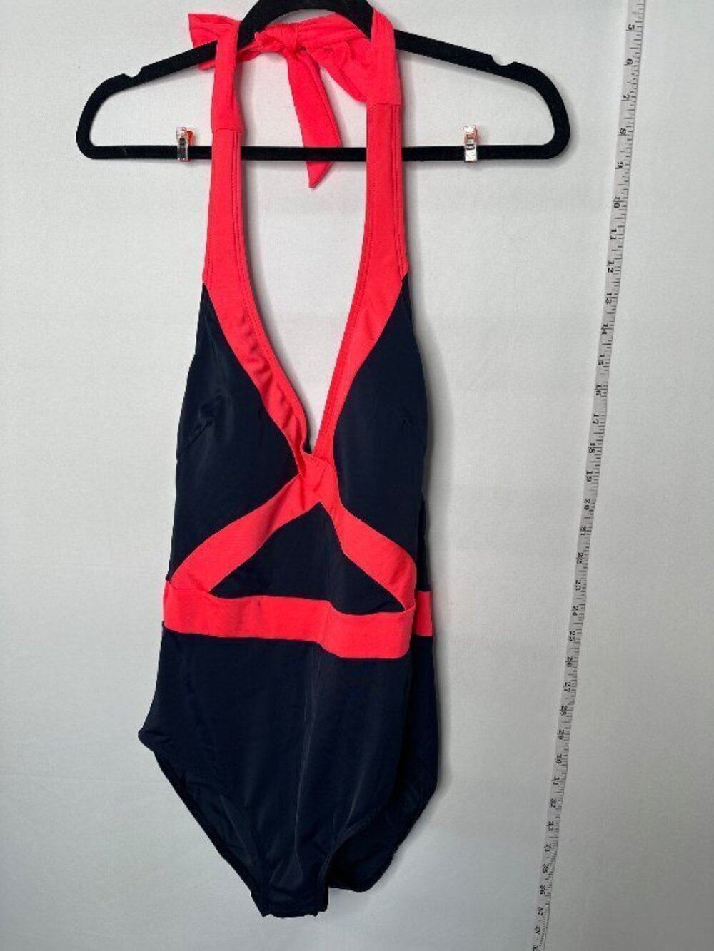 Boden Contrast Halter One Piece Swimsuit 10 Swimwear Beachwear One Piece